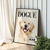 Gepersonaliseerde poster huisdier tijdschrift