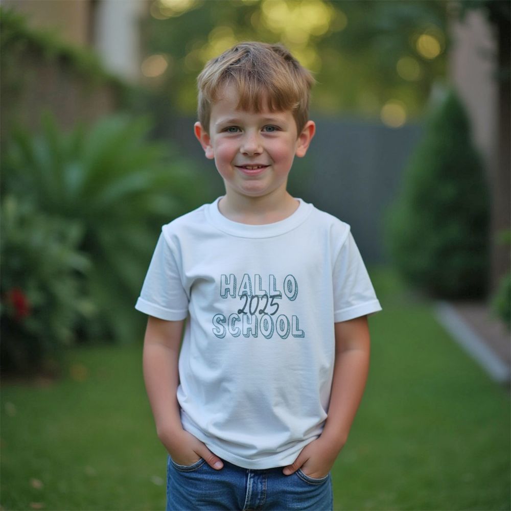 Gepersonaliseerd t-shirt voor kinderen schoolkind