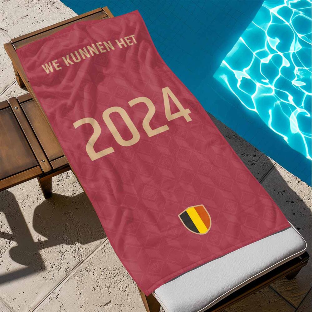 Gepersonaliseerde handdoek EK voetbal
