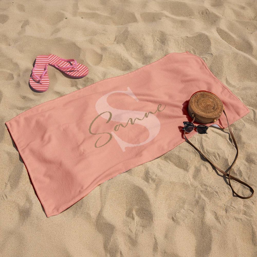 Gepersonaliseerde handdoek met monogram