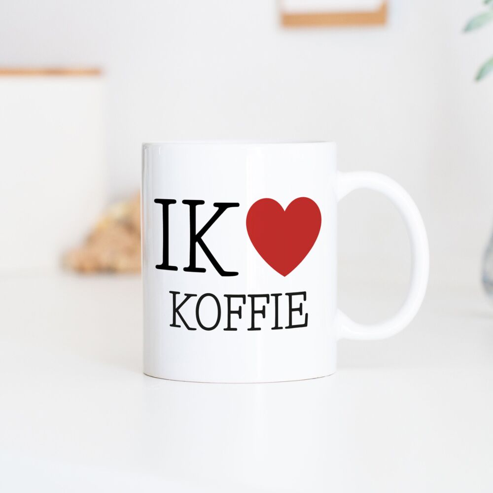 Gepersonaliseerde Mok I Love... met Tekst
