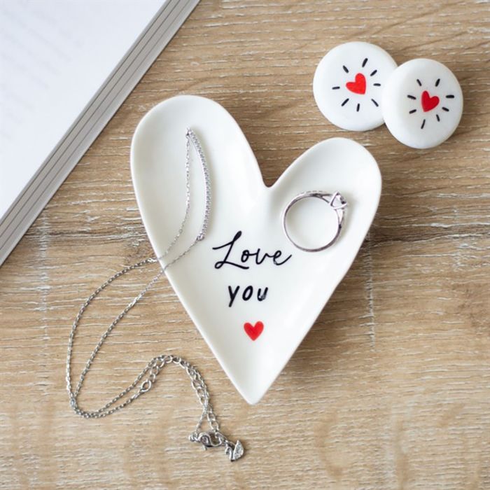 Love You hartjes schaal