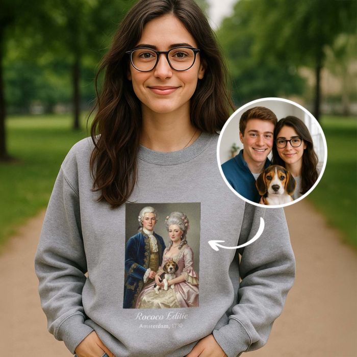 Gepersonaliseerde schilderij trui