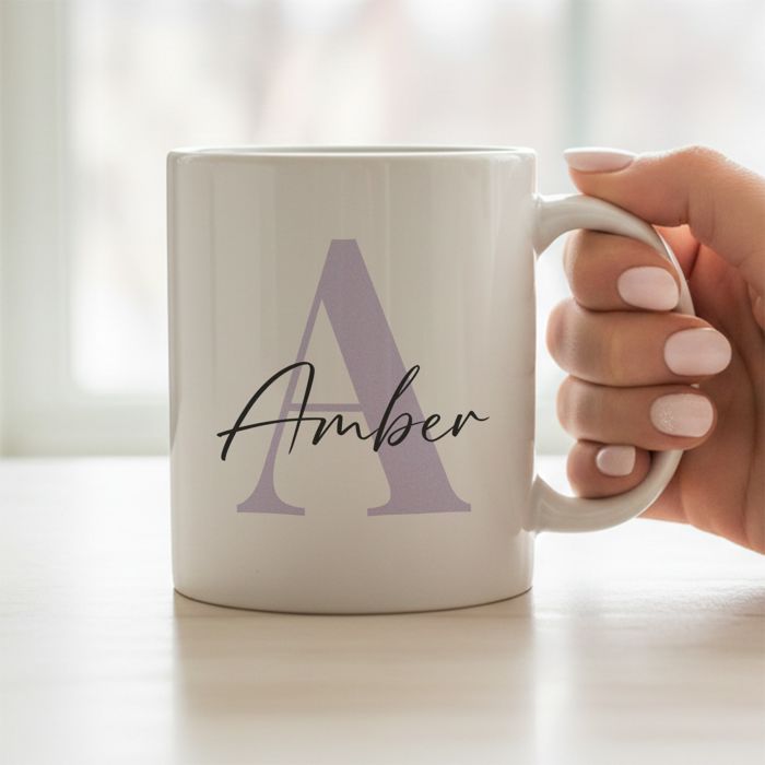 Gepersonaliseerde  mok met monogram